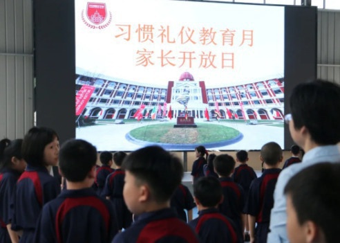 爸爸，谢谢您，把我送到这么好的学校———
