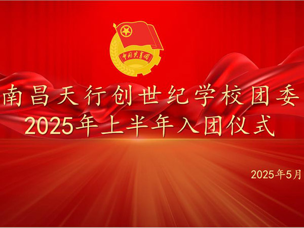 团心永向党，团徽耀光芒 南昌天行创世纪学